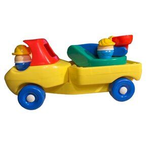 Little Tikes Cherry Picker Lift Truck with  Construction Workers Toddle Tots Vin